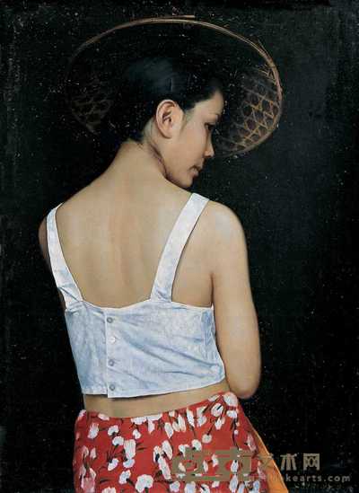 胡志荣 傣族少女 72.8×53cm